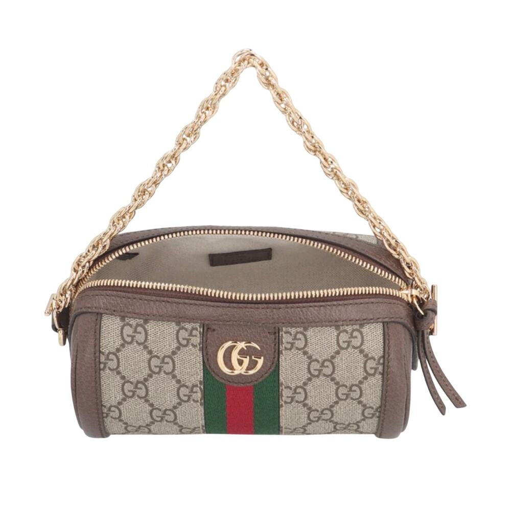 GUCCI Ophidia Mini shoulder bag Chain and Leather Strap NWT - Picture 3 of 6